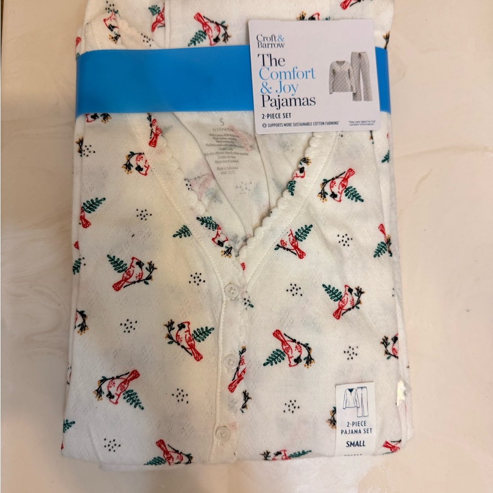 Croft & Barrow White Pajamas